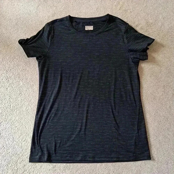 NWOT Set of 2 Mondetta Performance Tees Medium Black and Cream Short Sleeved - Picture 6 of 13